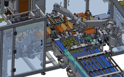 New application with robot for the casepacking of small cups